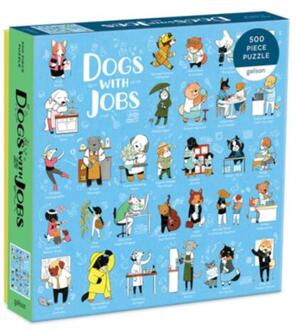 Dogs With Jobs 500 Piece Puzzle -  Galison (ISBN: 9780735364820)