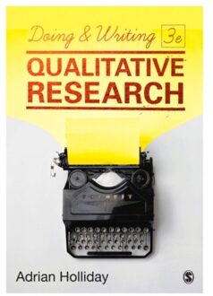 Doing & Writing Qualitative Research