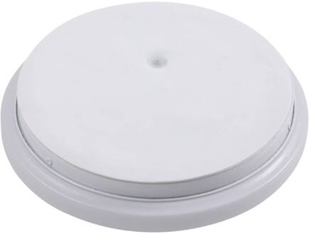 Doki LED buiten plafondlamp, 26 cm, wit, kunststof opaalwit