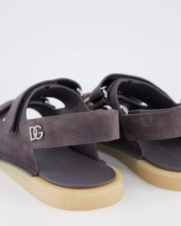 Dolce and Gabbana Heren strap sandal Grijs - 41