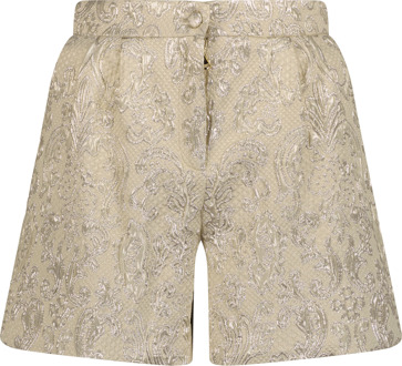 Dolce and Gabbana Kinder meisjes shorts Goud - 128