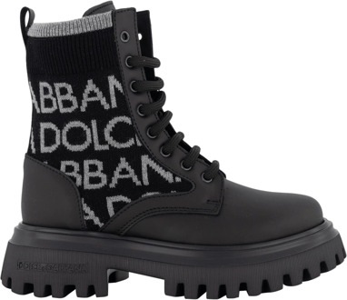 Dolce and Gabbana Kinder unisex laarzen Zwart - 27