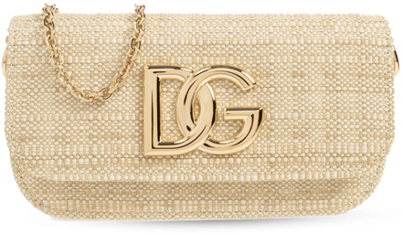 Dolce & Gabbana ‘3.5’ schoudertas Dolce & Gabbana , Beige , Dames - ONE Size
