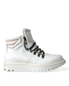 Dolce & Gabbana Ankle Boots Dolce & Gabbana , White , Heren - 41 Eu,40 1/2 EU