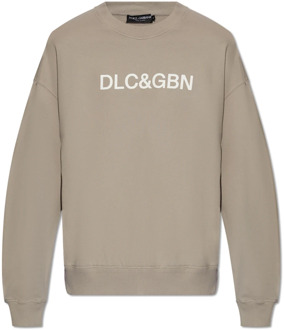Dolce & Gabbana Bedrukte sweatshirt Dolce & Gabbana , Gray , Heren - Xl,L,M,S,Xs