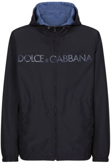 Dolce & Gabbana Blauwe Jassen van Dolce Gabbana Dolce & Gabbana , Blue , Heren - L