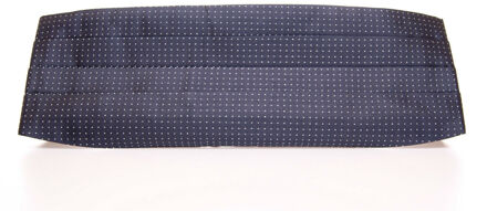 Dolce & Gabbana Blauwe Taille Smoking Tuxedo Kummerbund Gordel Zwart