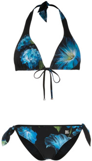 Dolce & Gabbana Bloemenprint Bikini Set Dolce & Gabbana , Multicolor , Dames - 2XS
