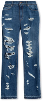 Dolce & Gabbana Boyfriend jeans Dolce & Gabbana , Blue , Dames - Xs,2Xs