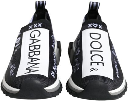 Dolce & Gabbana BRANDS - Sportschoenen - Vrouw - CK1595_AV005 - black,white