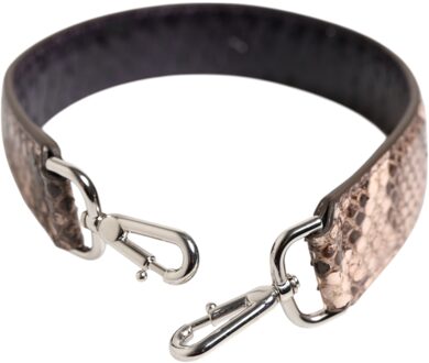 Dolce & Gabbana Bruine Exotische Leren Handtas Accessoire Schouderband - maat