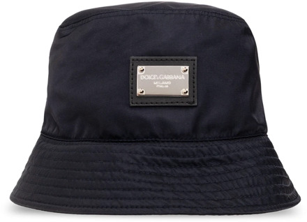 Dolce & Gabbana Bucket hat with logo Dolce & Gabbana , Blue , Heren - 59 Cm,58 Cm,57 CM