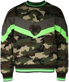 Dolce & Gabbana Camouflage Hart Sweatshirt Tsh86728 Kaki