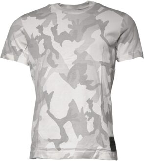 Dolce & Gabbana Camouflage Korte Mouwen T-shirt Wit - EU 50