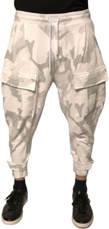 Dolce & Gabbana Casual Joggingbroek met Camouflageprint - maat Wit