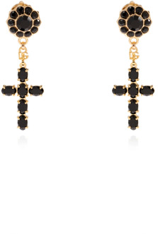 Dolce & Gabbana Clip-on oorbellen met bedels Dolce & Gabbana , Yellow , Dames - ONE Size