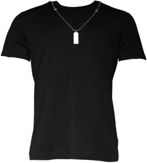 Dolce & Gabbana Crew Neck T-shirt Tsh87060 Zwart
