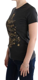 Dolce & Gabbana Dames Grijze Katoenen 2017 Motief T-Shirt - maat EU 38 / UK 10 Grijs