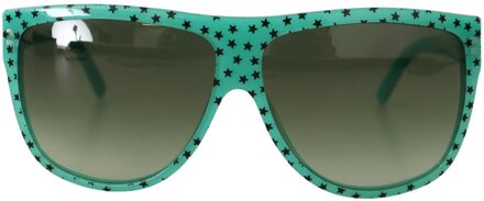 Dolce & Gabbana Dames Groene Sterren Acetaat Frame DG4125 1954/8E Zonnebril - maat