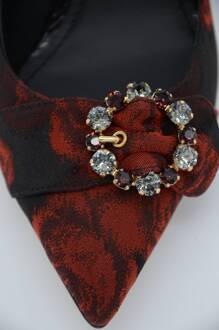 Dolce & Gabbana Dames Sieraad Slingback Schoenen Rood