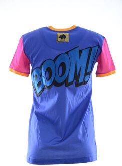 Dolce & Gabbana Dames T-shirt met Korte Mouwen Blauw