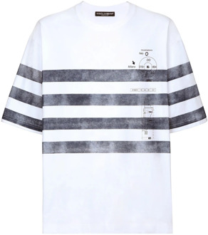 Dolce & Gabbana Designer T-shirts en Polos Dolce & Gabbana , White , Heren - L,M,S