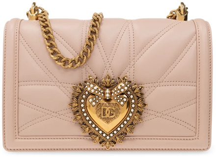 Dolce & Gabbana Devotion Medium schoudertas Dolce & Gabbana , Pink , Dames - ONE Size