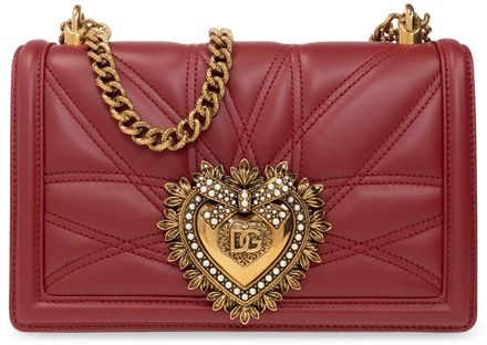 Dolce & Gabbana ‘Devotion Medium’ schoudertas Dolce & Gabbana , Red , Dames - ONE Size