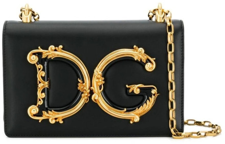 Dolce & Gabbana DG Girls Schoudertas Dolce & Gabbana , Black , Dames - ONE Size