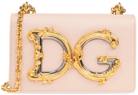 Dolce & Gabbana ‘DG Girls’ schoudertas Dolce & Gabbana , Pink , Dames - ONE Size