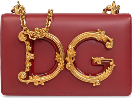Dolce & Gabbana ‘DG Girls’ schoudertas Dolce & Gabbana , Red , Dames - ONE Size
