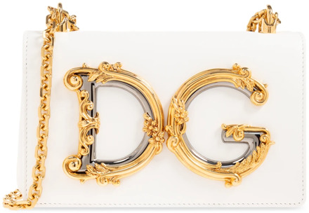 Dolce & Gabbana ‘DG Girls’ schoudertas Dolce & Gabbana , White , Dames - ONE Size