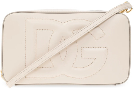 Dolce & Gabbana DG Logo Small schoudertas Dolce & Gabbana , Beige , Dames - ONE Size