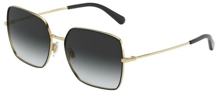 Dolce & Gabbana DG2242 Zwart/Goud Grijs