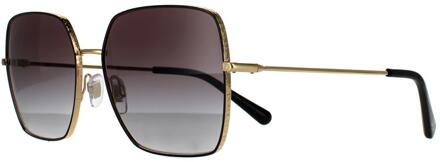 Dolce & Gabbana DG2242 Zwart/Goud Grijs