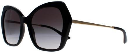 Dolce & Gabbana DG4399 501/8G zwart grijs gradiënt zonnebril - maat