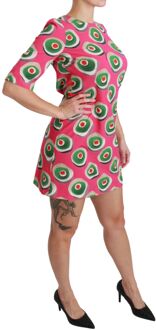 Dolce & Gabbana Dolce Gabbana Minim Dress Stoffig Roze - EU 38 / UK 10
