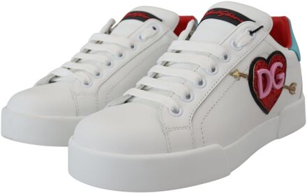 Dolce & Gabbana Dolce Gabbana Sneakers Hart Dg La10093 Wit - EU 35