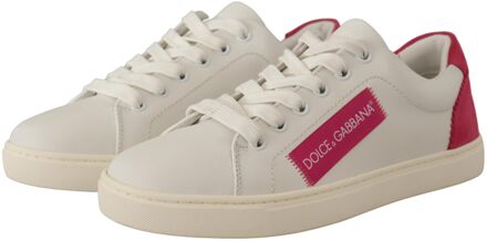 Dolce & Gabbana Dolce Gabbana Sneakers Lage Topstijl Ivoor - 35.5 EU/IT