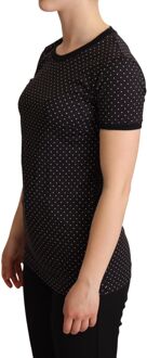 Dolce & Gabbana Dolce Gabbana Tsh6342 Polka Dots T-shirt Zwart