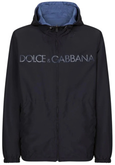 Dolce & Gabbana Donkerblauwe Hoodie Dolce & Gabbana , Blue , Heren - L