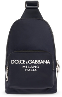Dolce & Gabbana Eén-schouder rugzak Dolce & Gabbana , Blue , Heren - ONE Size