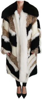 Dolce & Gabbana Faux Fur & Shearling Jackets Dolce & Gabbana , Multicolor , Dames - 2XS