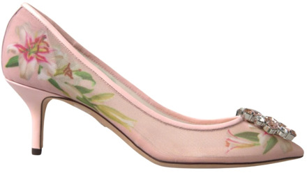 Dolce & Gabbana Flat Sandals Dolce & Gabbana , Pink , Dames - 36 EU