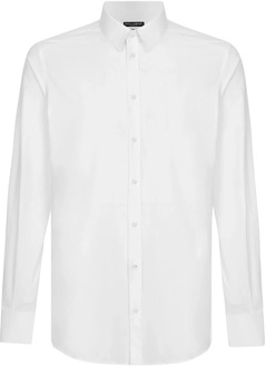 Dolce & Gabbana Formal Shirts Dolce & Gabbana , White , Heren - 2Xl,Xl,M