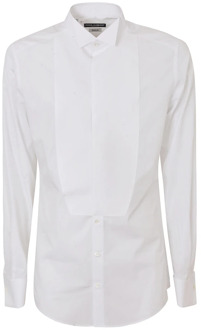 Dolce & Gabbana Formeel Overhemd Dolce & Gabbana , White , Heren - Xl,M