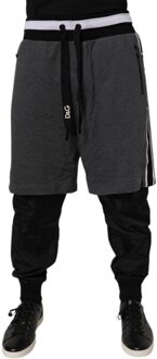 Dolce & Gabbana Gelaagde Ontwerp Broek Zwart - EU 48