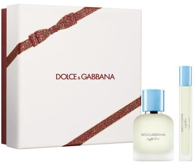 Dolce & Gabbana Geschenkset Dolce & Gabbana Light Blue Pour Homme EDT Gift Set 50 ml + 10 ml