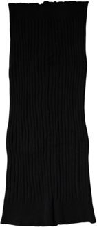 Dolce & Gabbana Geverfde Gebreide Wol Sjaal Zwart - One Size