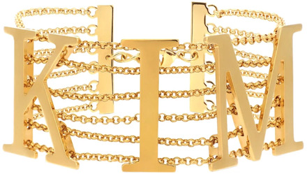 Dolce & Gabbana Gouden Ss23 WomenAcries Armband Dolce & Gabbana , Yellow , Dames - ONE Size